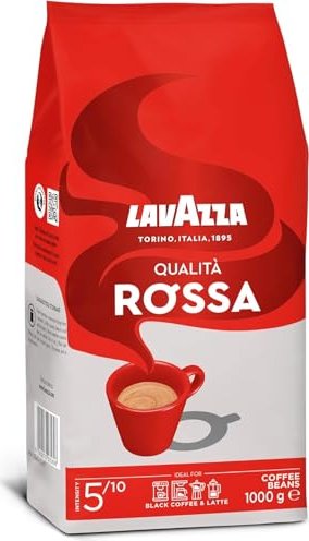 Lavazza Qualità Rossa Beans 1kg sind eine Mischung aus 50 % Arabica- und 50 % Robusta-Bohnen. Sie bieten einen vollmundigen Geschmack mit schokoladigen und karamelligen Noten. Perfekt für kräftigen und aromatischen Kaffee! Das Produkt wird von der GEtca GmbH angeboten.