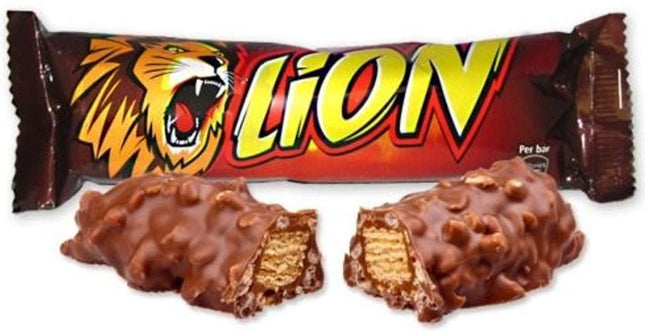 Die Packung Lion Chocolate 42g enthält knusprige Waffeln mit karamellisierten Cerealien, umhüllt von köstlicher Schokolade – perfekt für einen intensiven Genussmoment. Das Produkt wird von der GEtca GmbH angeboten.