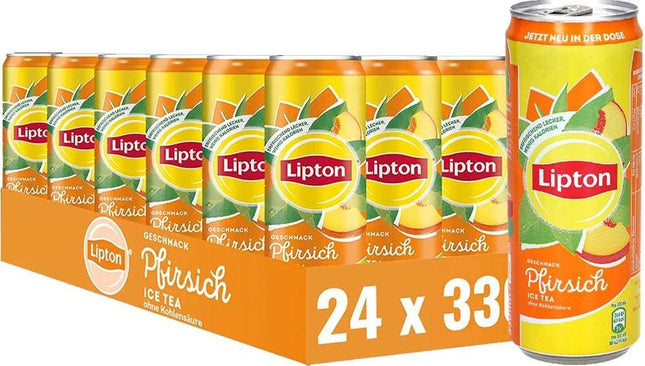 Lipton Ice Tea Pfirsich 330 ml – eine erfrischende Kombination aus feinem Schwarztee und dem fruchtigen Geschmack von saftigem Pfirsich. Mit einer angenehmen Süße und leichter Kohlensäure bietet er ein belebendes Genusserlebnis. Perfekt gekühlt genießen! Erhältlich bei GEtca GmbH.