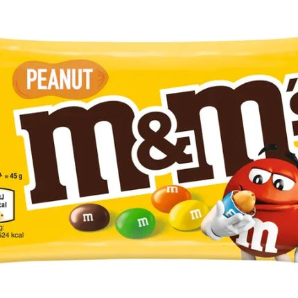 M&M's Erdnuss 45g sind knusprige Schokolinsen mit einem knackigen Erdnusskern, umhüllt von leckerer Milchschokolade. Perfekt für alle, die die Kombination aus Nuss und Schokolade lieben! Das Produkt wird von der GEtca GmbH angeboten.