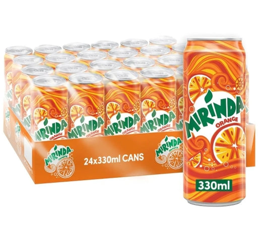 Mirinda Orange 330 ml ist eine spritzige Limonade mit intensivem Orangengeschmack. Sie enthält Kohlensäure und bietet eine fruchtige Erfrischung. Erhältlich bei GEtca GmbH.