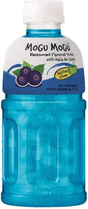 Mogu Mogu Johannisbeere 320 ml – eine köstliche und fruchtige Erfrischung mit dem intensiven, leicht herben Geschmack von schwarzen Johannisbeeren. Enthält echte Fruchtstücke, eine angenehm prickelnde Süße und sorgt für ein einzigartiges Trink-Erlebnis. Erhältlich bei GEtca GmbH.