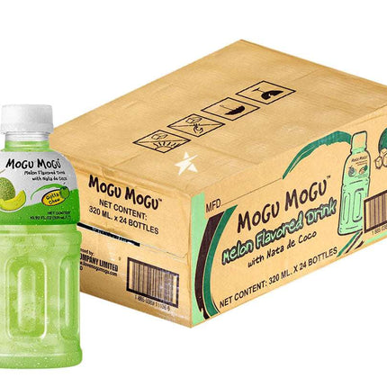 Mogu Mogu Melon 320 ml – eine köstliche und fruchtige Erfrischung mit dem süßen, aromatischen Geschmack von saftiger Melone. Enthält echte Fruchtstücke, eine angenehm prickelnde Süße und sorgt für ein einzigartiges Trink-Erlebnis. Erhältlich bei GEtca GmbH.