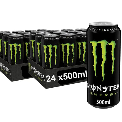 2x12er-Pack Monster Original Energy (500 ml) – Klassischer Energy-Drink mit intensivem Geschmack und kraftvoller Wirkung. Perfekt für extra Energie und Fokus. Angebot von GEtca GmbH.