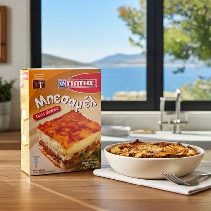 JOTIS Béchamelsauce Pulvermischung 162g – Schnell zubereitet, mit Muskatnuss, aus Griechenland