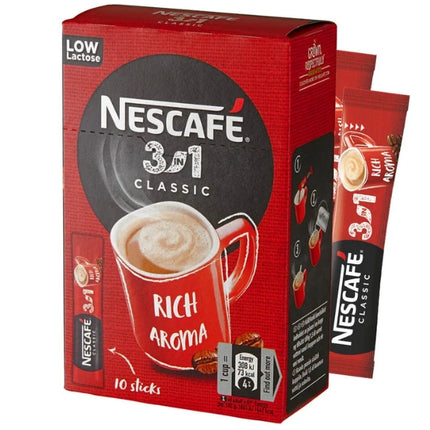 Nescafé 3in1 Brown Sugar Bag – praktisches Instant-Kaffeemix mit Kaffee, Milchpulver und braunem Zucker für einen milden, ausgewogenen Geschmack, angeboten von der GEtca GmbH. Perfekt für alle, die einen schnellen und vollmundigen Kaffeegenuss lieben!