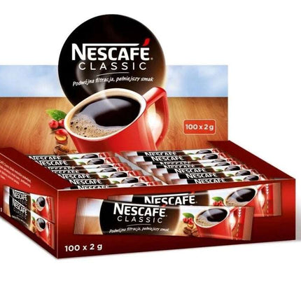 Nescafé Classic – kräftiger Instant-Kaffee mit einem intensiven Aroma und vollmundigem Geschmack, angeboten von der GEtca GmbH. Perfekt für alle, die einen schnellen und aromatischen Kaffeegenuss lieben!