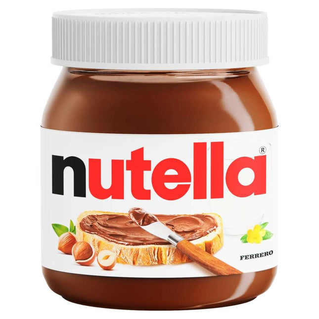 Nutella Glas (350 g) – Cremige Haselnuss-Schokoladencreme mit unverwechselbarem Geschmack. Perfekt für Frühstück, Snacks oder zum Backen. Angebot von GEtca GmbH.