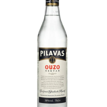PILAVAS Ouzo 38%  Getca GmbH