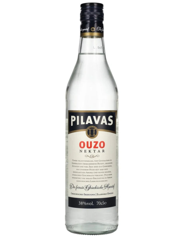 PILAVAS Ouzo 38%  Getca GmbH