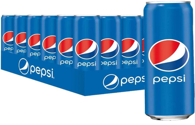 24er-Pack Pepsi Cola Dosen (330 ml) inkl. Pfand – Klassische Cola-Erfrischung mit einzigartigem Geschmack. Perfekt für jeden Genussmoment. Angebot von GEtca GmbH.