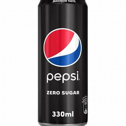 Pepsi Zero Zucker 330 ml – ein zuckerfreies, koffeinhaltiges Erfrischungsgetränk mit vollem Cola-Geschmack. Enthält Süßungsmittel, Koffein und keine Kalorien für eine erfrischende Alternative. Erhältlich bei GEtca GmbH.