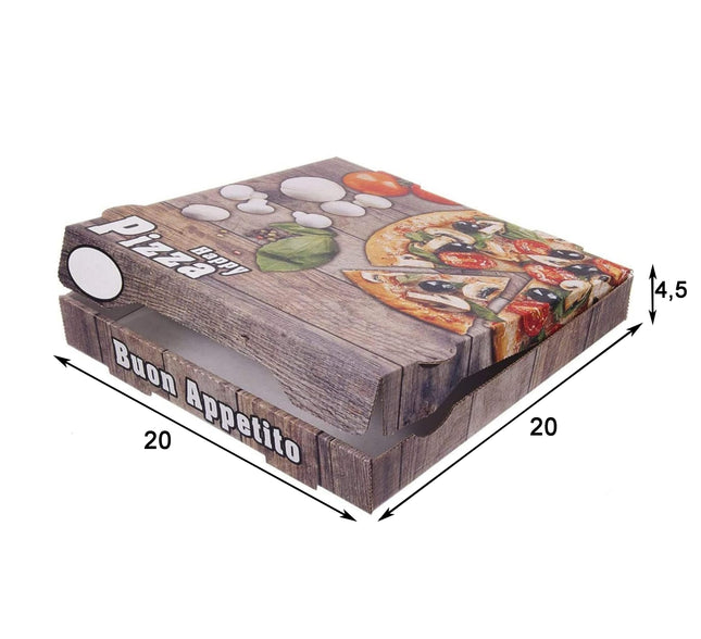 Pizzakarton NEW YORK 20x20x4,5 Getca GmbH