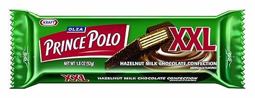 Die Packung Prince Polo XXL Hazelnut 50g enthält einen knusprigen Waffelriegel mit feiner Haselnussnote und einem köstlichen Schokoladenüberzug – perfekt für einen nussigen Genussmoment. Das Produkt wird von der GEtca GmbH angeboten.