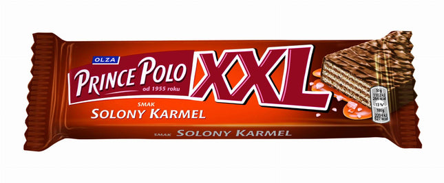 Die Packung Prince Polo XXL Salty Caramel 50g enthält einen knusprigen Waffelriegel mit köstlicher Karamellnote und einer feinen salzigen Nuance – perfekt für einen intensiven Genussmoment. Das Produkt wird von der GEtca GmbH angeboten.