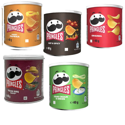 Chips Mix Paket  Pringles Original 5 x40g Portionspack in 5 versch. Sorten