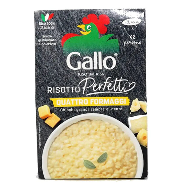 Gallo Risotto Perfetto Quattro Formaggi 175g Gluten Frei 