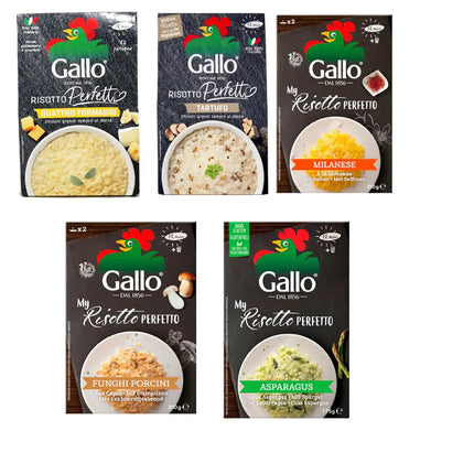Gallo Risotto 5 versch. Sorten Mix Paket  5 x 175g