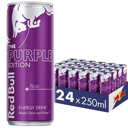 24er-Pack Red Bull Acai Dosen (250 ml) – Energiegeladener Drink mit fruchtigem Açai-Geschmack. Perfekt für einen belebenden Kick mit exotischer Note. Angebot von GEtca GmbH.
