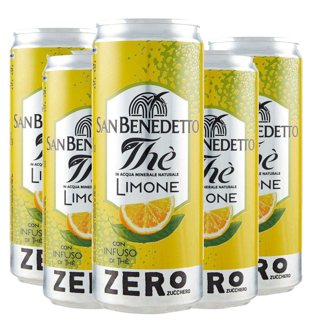 24er-Pack San Benedetto Eistee Lemon Zero (330 ml) inkl. Pfand – Zuckerfreier Zitronen-Eistee mit erfrischendem Geschmack. Perfekt für bewusste Erfrischung und Genussmomente. Angebot von GEtca GmbH.