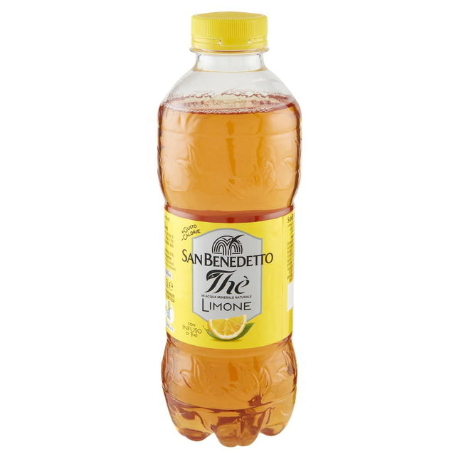 San Benedetto Lemon Eistee (500 ml) – Erfrischender Zitronen-Eistee mit ausgewogenem Geschmack. Perfekt für eine kühle Pause unterwegs oder zu Hause. Angebot von GEtca GmbH.