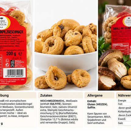 Taralli Porcini 200 g
