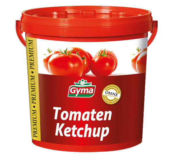 Gyma Tomaten Ketchup Premium im 10 kg Kanister – fruchtiger, sämiger Ketchup in Premiumqualität für Gastronomie, Imbiss und Großküche. Dieses Produkt wird angeboten von Getca GmbH.