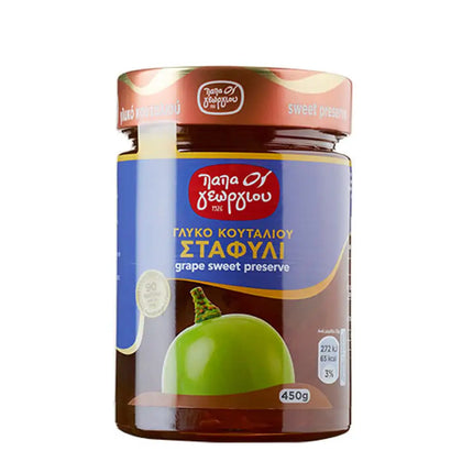 Trauben eingelegt in Sirup (450g) Papageorgiou
