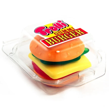 Die Packung Trolli Mini Burger 600g enthält kleine, fruchtige Schaumzucker-Burger mit einem köstlichen Geschmack – perfekt für einen verspielten und süßen Genussmoment. Das Produkt wird von der GEtca GmbH angeboten.