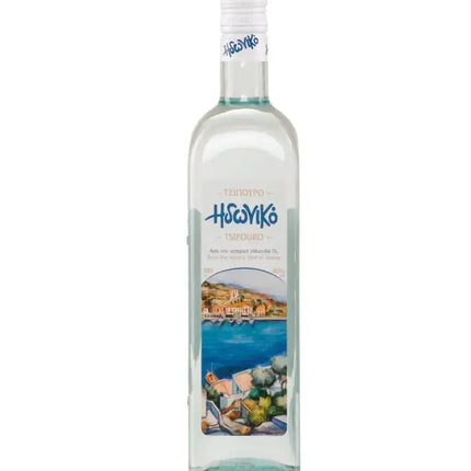 LAZARIDIS Idoniko Tsipouro 40 % – Hochwertiger griechischer Tresterbrand ohne Anis: