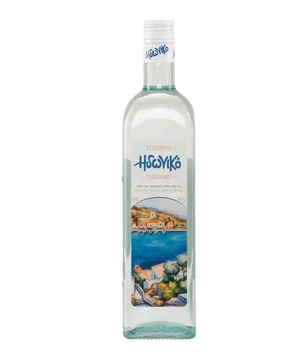 LAZARIDIS Idoniko Tsipouro 40 % – Hochwertiger griechischer Tresterbrand ohne Anis: