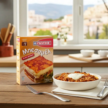 JOTIS Béchamel 162g – Klassische griechische Sauce für Moussaka, Pastitsio & mediterrane Küche