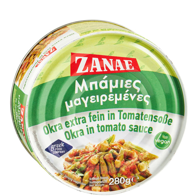 Zanae Bamies Okra fein in Tomatensoße (280g)