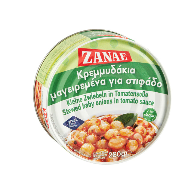 Zanae Stifado Zwiebeln in Tomatensoße  (280g)