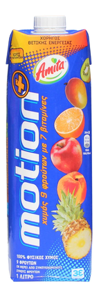 Amita Motion Mehrfruchtsaft 100% 1 Liter