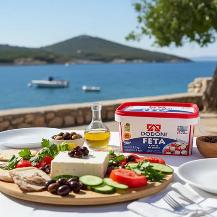 „Dodoni Feta Käse in Lake P.D.O. 1kg griechischer Schafskäse“