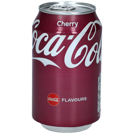 Coca-Cola Cherry 330 ml ist ein koffeinhaltiges Erfrischungsgetränk mit intensivem Kirschgeschmack. Es kombiniert die klassische Cola-Note mit einer fruchtigen Süße. Erhältlich bei GEtca GmbH.