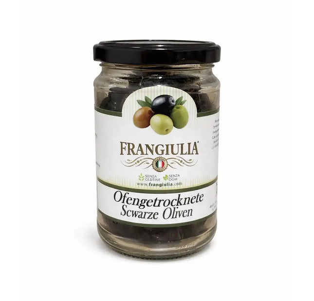 Frangiulia Ofengetrockneten Schwarzen Oliven 314ml