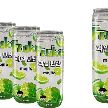 24er-Pack Frutti Fruko Mojito Dosen (330 ml) – Erfrischendes Getränk mit Minze- und Limettengeschmack, inspiriert vom klassischen Mojito. Perfekt für belebende Genussmomente. Angebot von GEtca GmbH.
