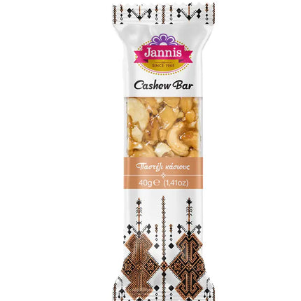 Getca GmbH Cashewriegel (40g) Jannis Pasteli