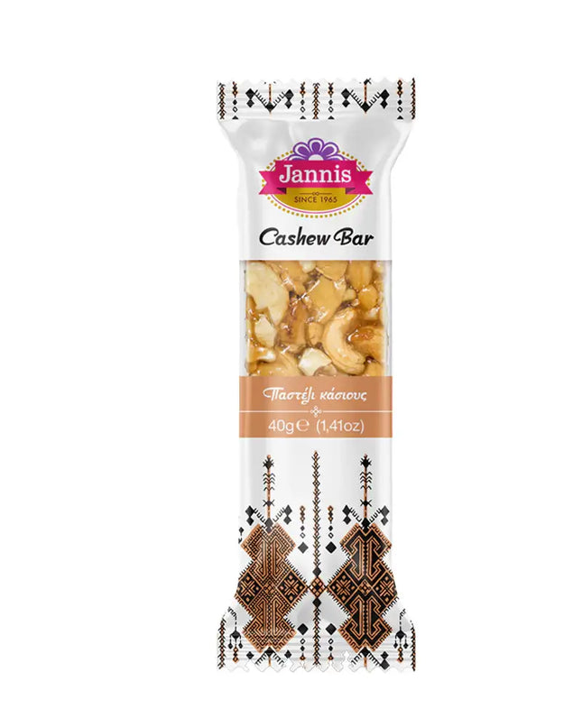 Getca GmbH Cashewriegel (40g) Jannis Pasteli