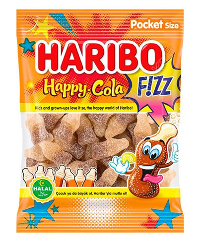 Haribo Happy Sour Cola Helal 100g