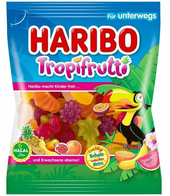 Haribo Tropi Frutti Aroma Karisik Tropik Meyve Helal 100g