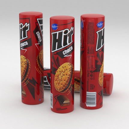 Hit Cookies Choco (220g) – knusprige Doppelkekse mit leckerer Schokoladencreme-Füllung, angeboten von der GEtca GmbH. Perfekt für alle, die klassische Kekse mit schokoladigem Genuss lieben.