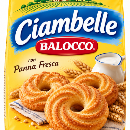 Balocco Biscotti Ciambelle 700 g – italienische Frühstückskekse