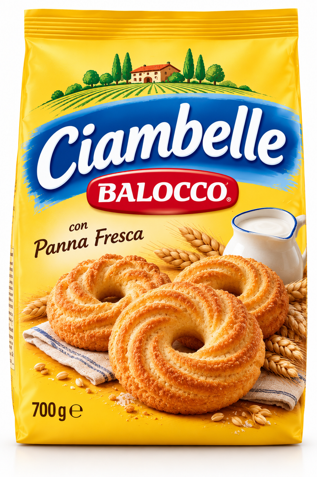 Balocco Biscotti Ciambelle 700 g – italienische Frühstückskekse
