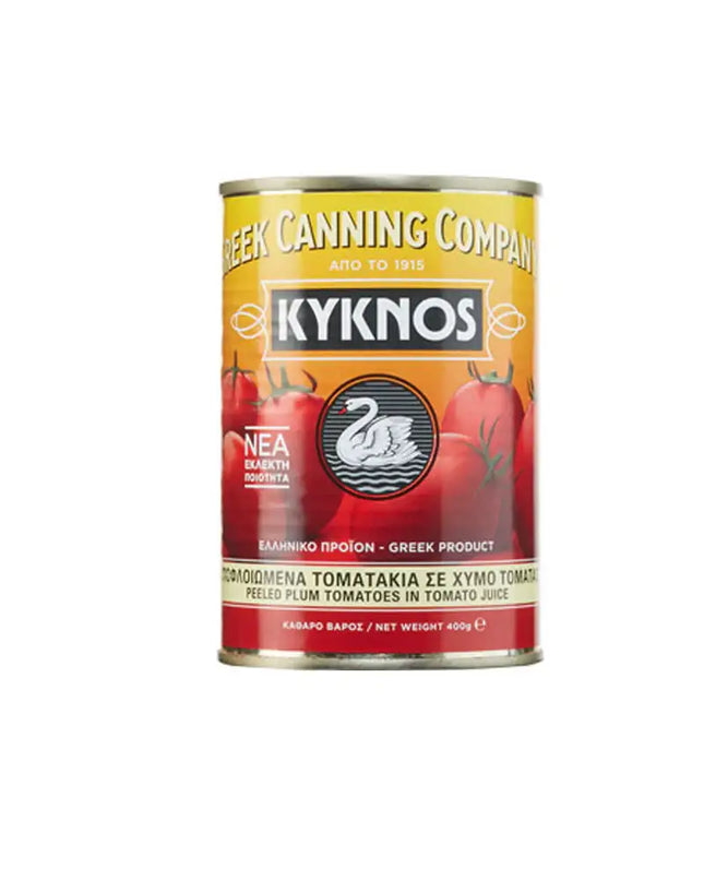 Geschälte Tomaten (400g) Kyknos Getca GmbH 