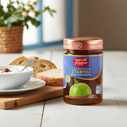 Trauben eingelegt in Sirup (450g) Papageorgiou