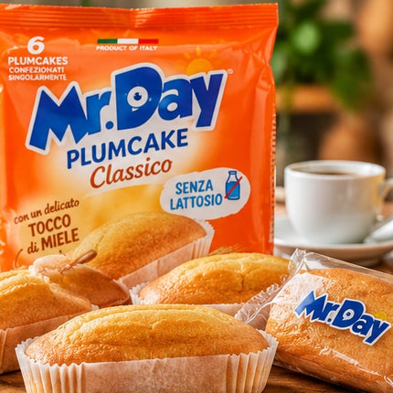 Mr. Day Plumcake Classico 190 g – Serviervorschlag mit Kaffee und Honig