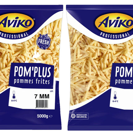 Pommes Aviko 7 mm frischen Pommes 2x 5Kg  Karton